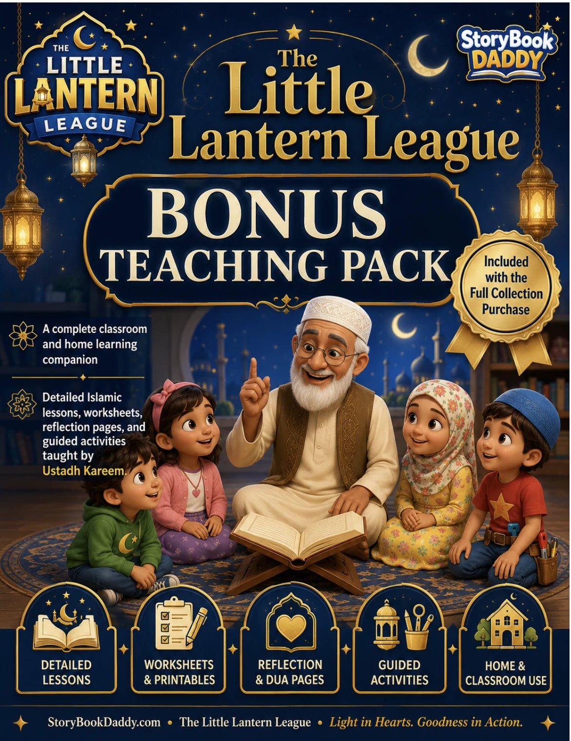 Supplied Bonus Teaching Pack cover artwork. Open to enlarge.