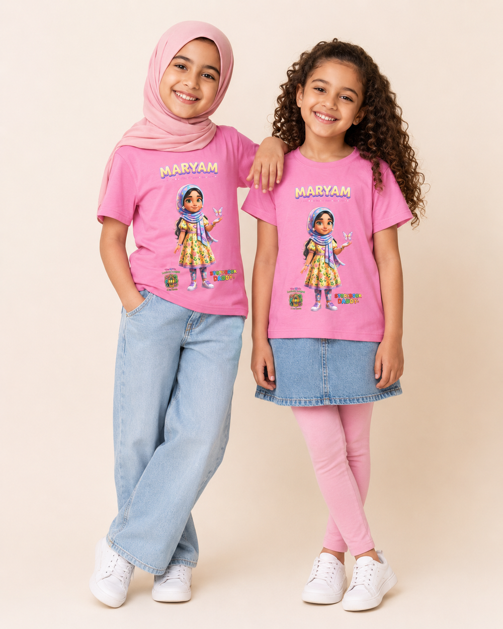 MARYAM Little Lantern League Kids Tee — Calm, Caring, Kindness Is Her Superpower