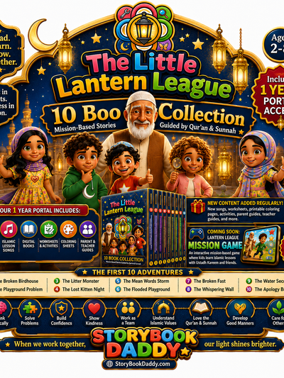 The Little Lantern League™ 10 Book Collection | Islamic Books for Kids Ages 2–8 + 1 Year Digital Portal Access - PRE ORDERS AVAILABLE NOW