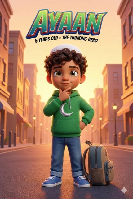 Ayaan, the thinking hero.