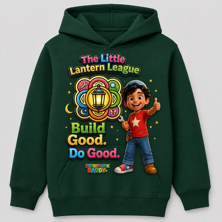 Build Good, Do Good hoodie — supplied concept mockup
