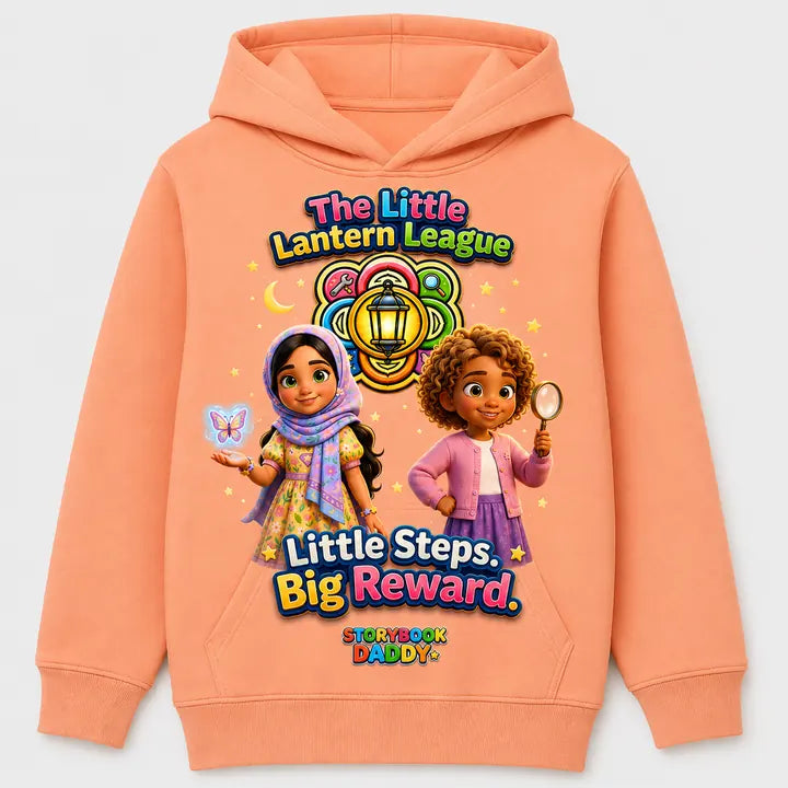 Little Steps, Big Rewards hoodie — supplied concept mockup